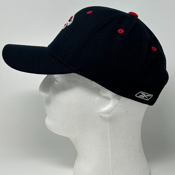 Atlanta Falcons Hat Cap Football NFL Reebok Strapback 6 Panel Wool Blend Black - Picture 7 of 11